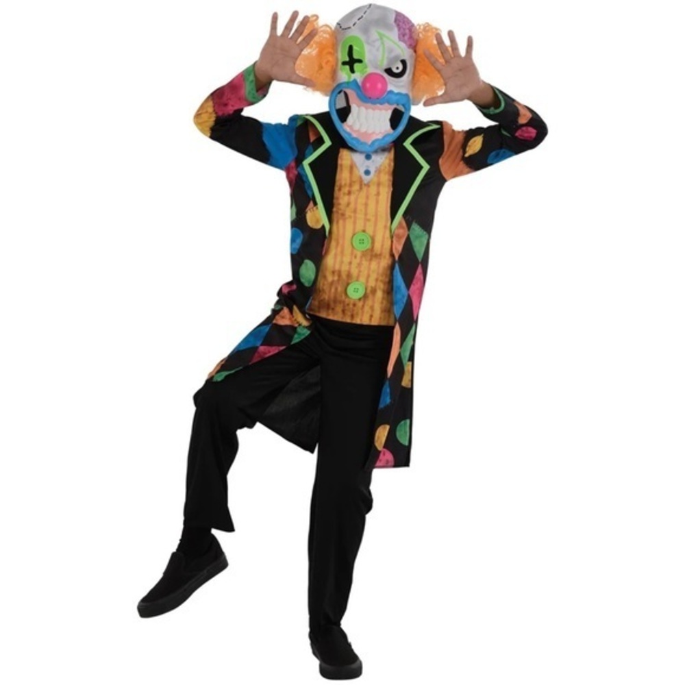 AMSCAN  Bruiser The Clown Childs Halloween Costume size XL 14-16